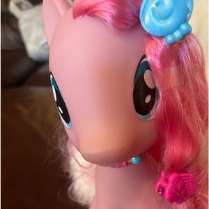 My Little Pony Pinkie Pie Sweet Style Styling Head Large 12” Figure Brushable.